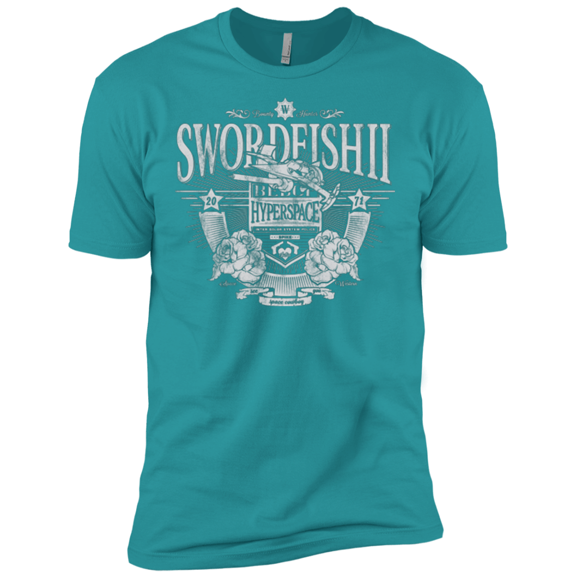 T-Shirts Tahiti Blue / X-Small Space Western Men's Premium T-Shirt