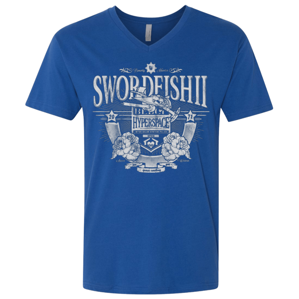 T-Shirts Royal / X-Small Space Western Men's Premium V-Neck