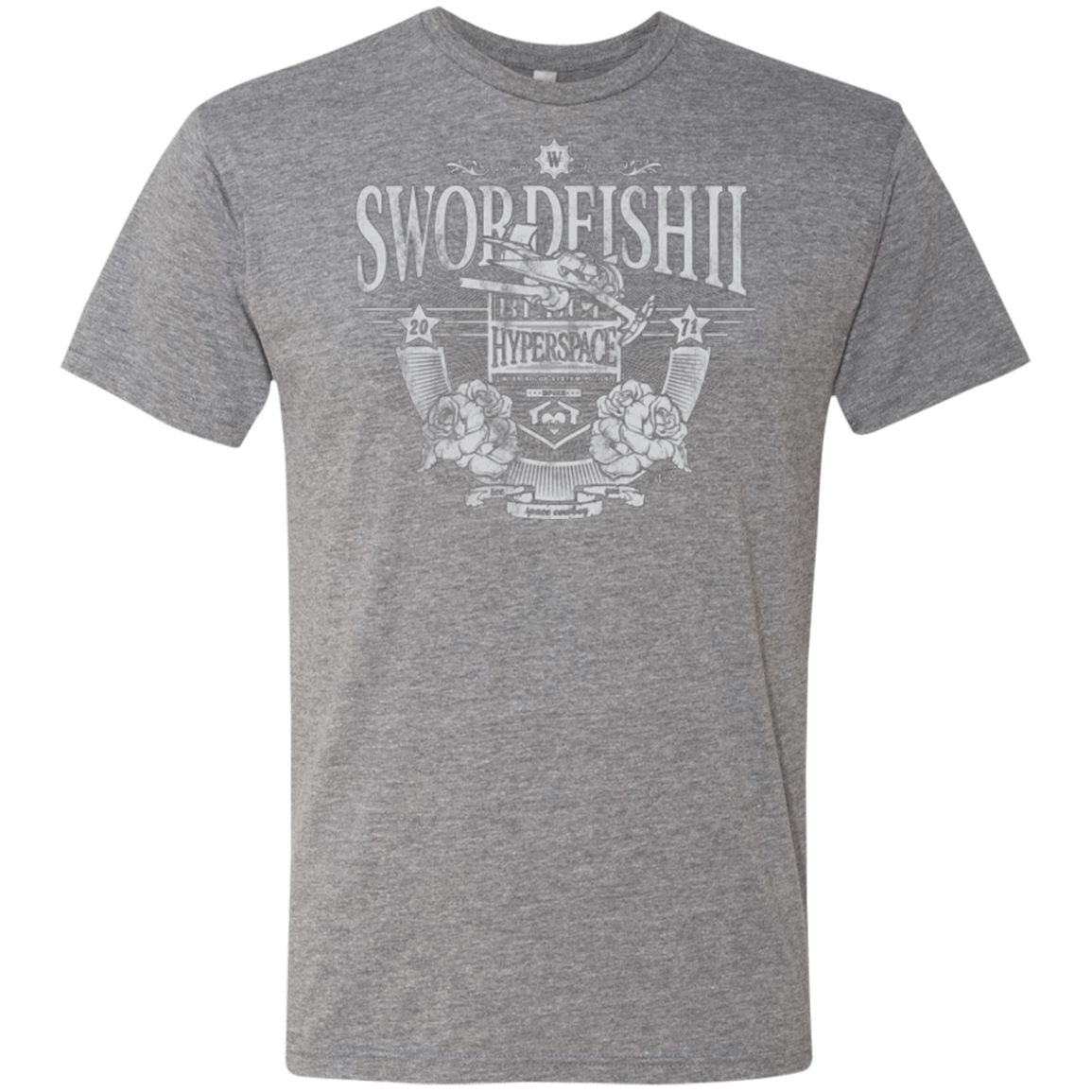 T-Shirts Premium Heather / Small Space Western Men's Triblend T-Shirt