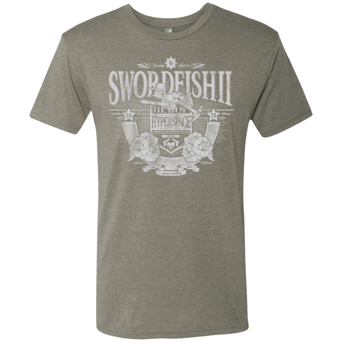 T-Shirts Venetian Grey / S Space Western Men's Triblend T-Shirt