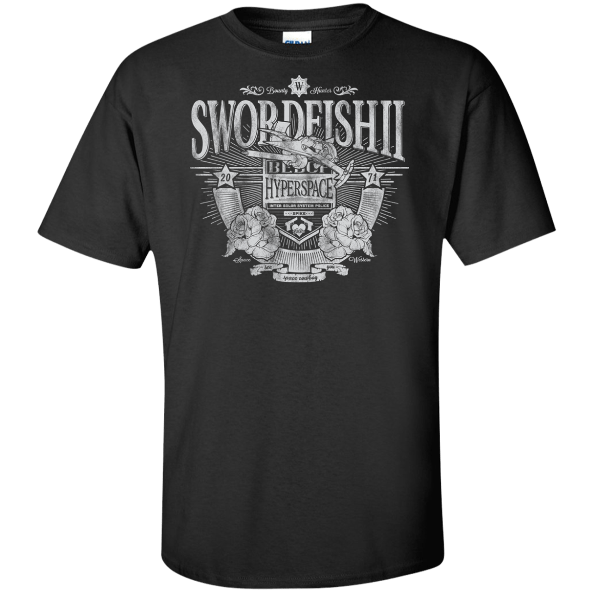 T-Shirts Black / XLT Space Western Tall T-Shirt