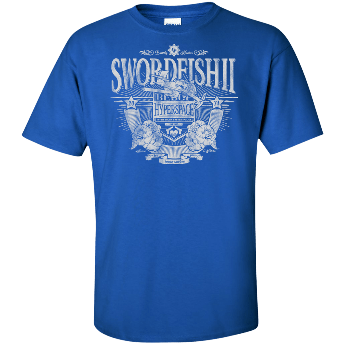 T-Shirts Royal / XLT Space Western Tall T-Shirt