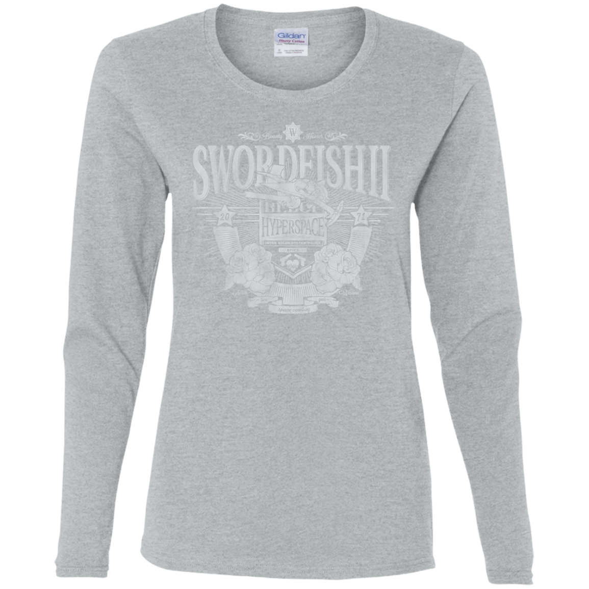 T-Shirts Sport Grey / S Space Western Women's Long Sleeve T-Shirt