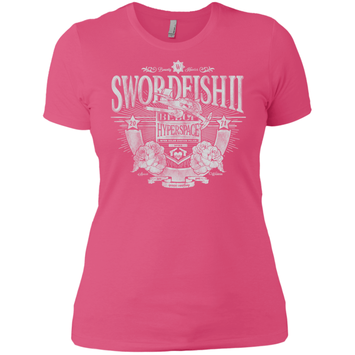 T-Shirts Hot Pink / X-Small Space Western Women's Premium T-Shirt