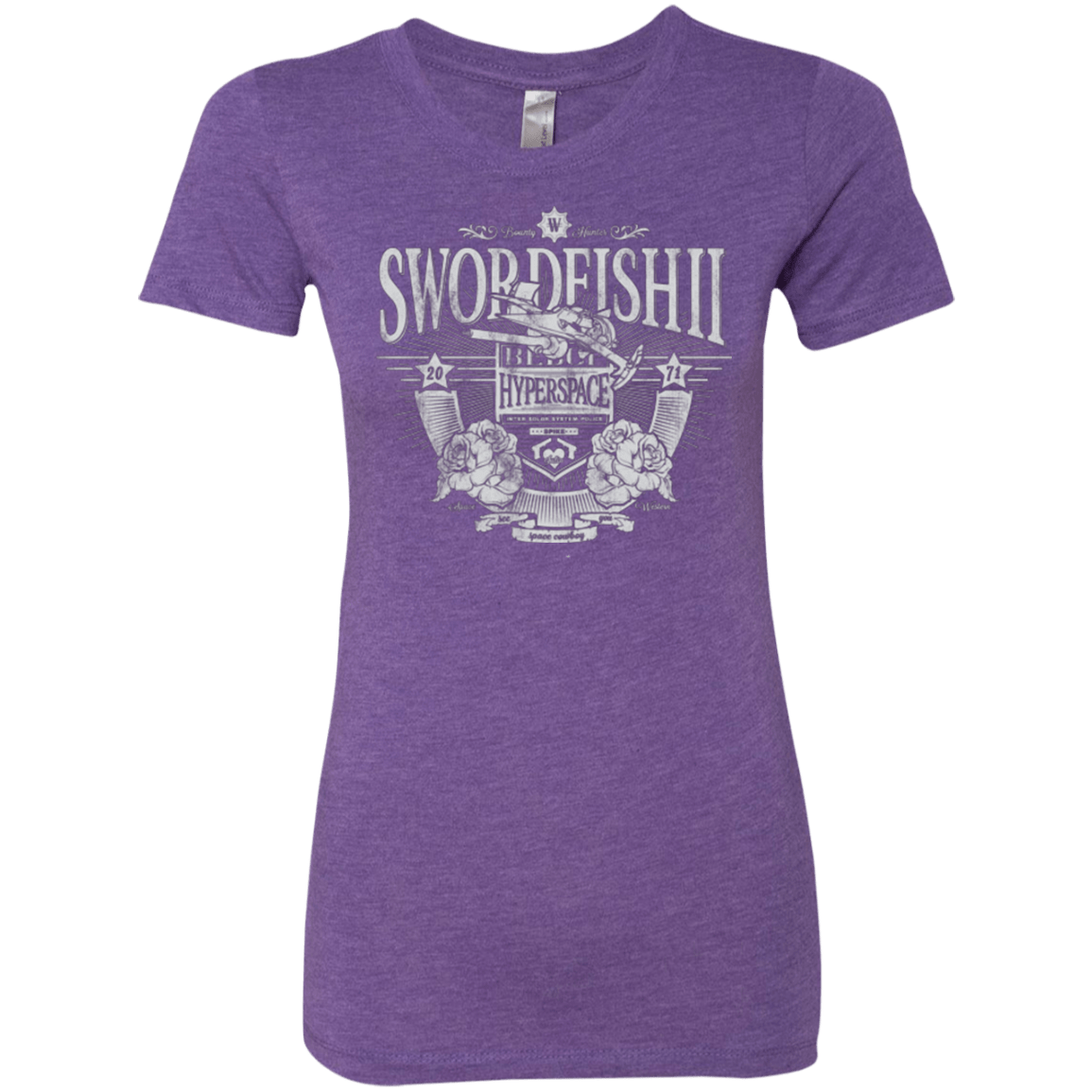 T-Shirts Purple Rush / Small Space Western Women's Triblend T-Shirt