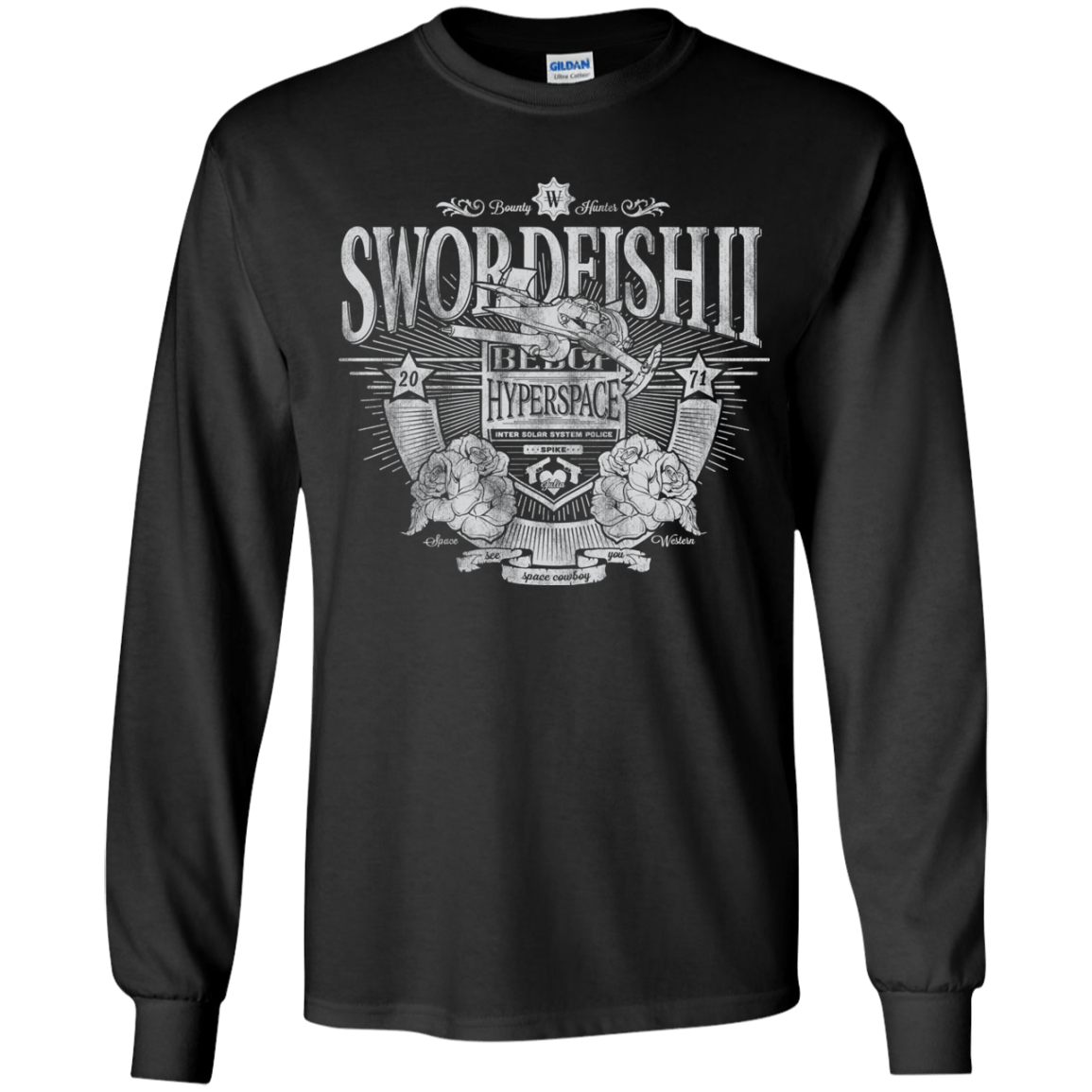 Space Western Youth Long Sleeve T-Shirt