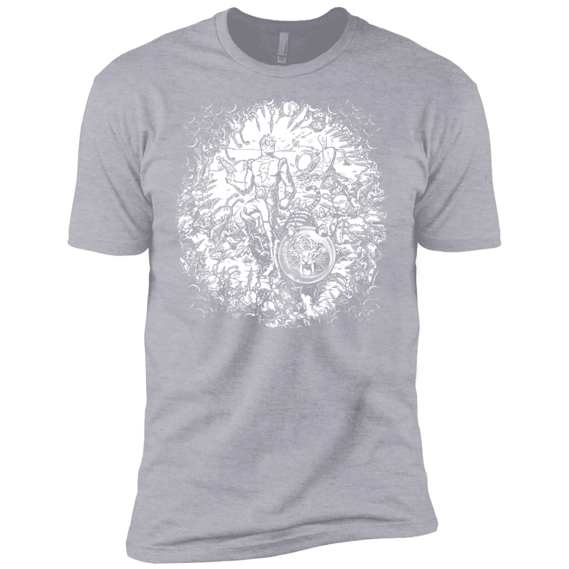 T-Shirts Heather Grey / YXS Spaceman Boys Premium T-Shirt