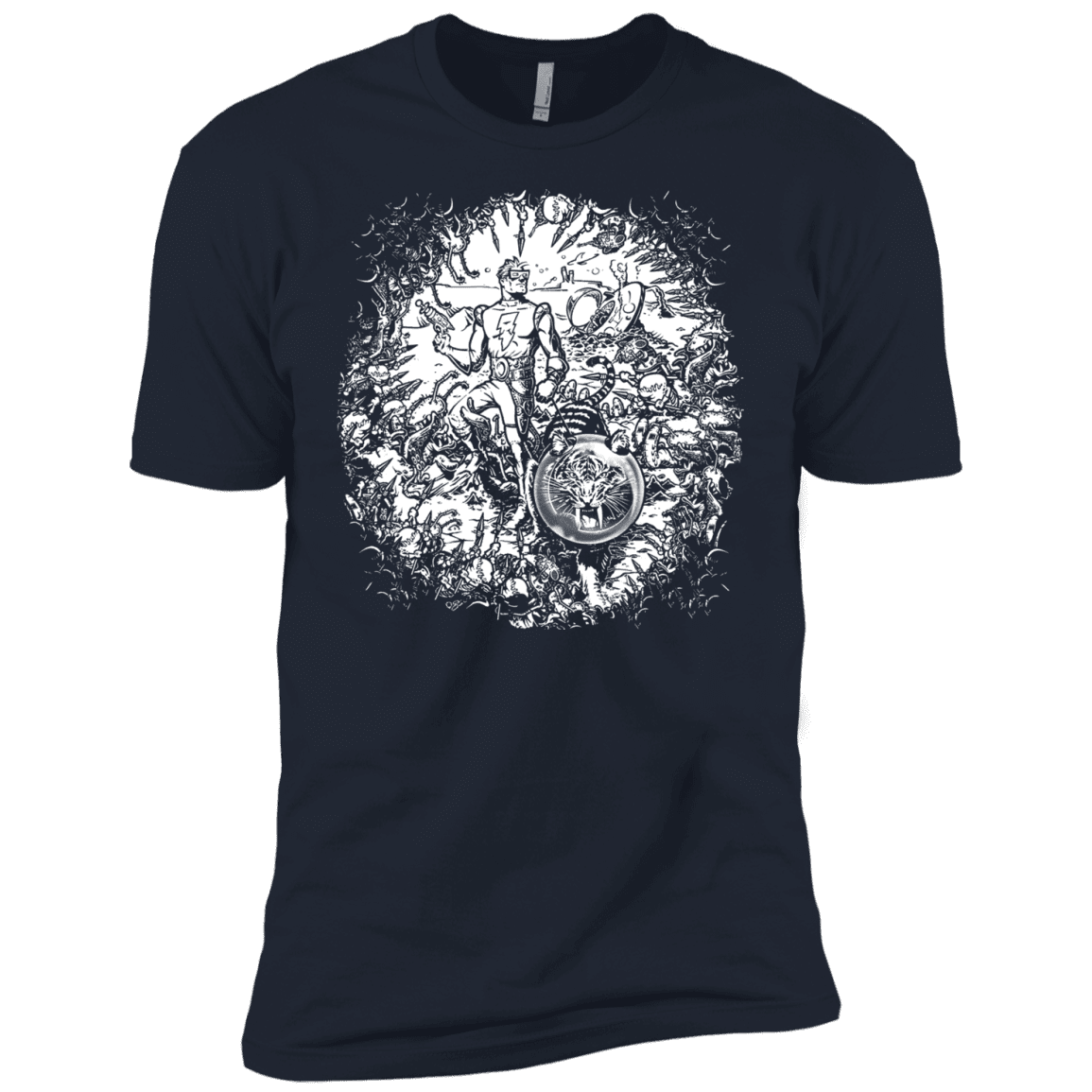 T-Shirts Midnight Navy / YXS Spaceman Boys Premium T-Shirt