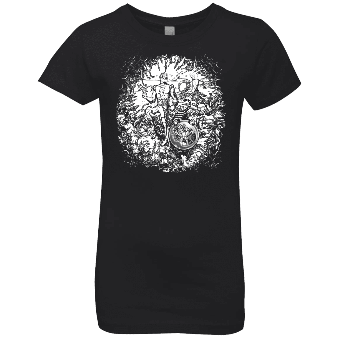 T-Shirts Black / YXS Spaceman Girls Premium T-Shirt