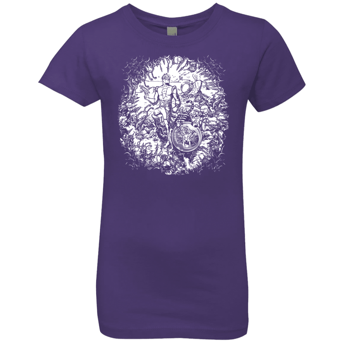 T-Shirts Purple Rush / YXS Spaceman Girls Premium T-Shirt