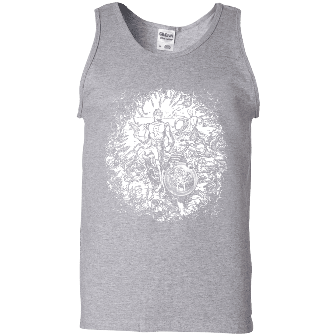 T-Shirts Sport Grey / S Spaceman Men's Tank Top