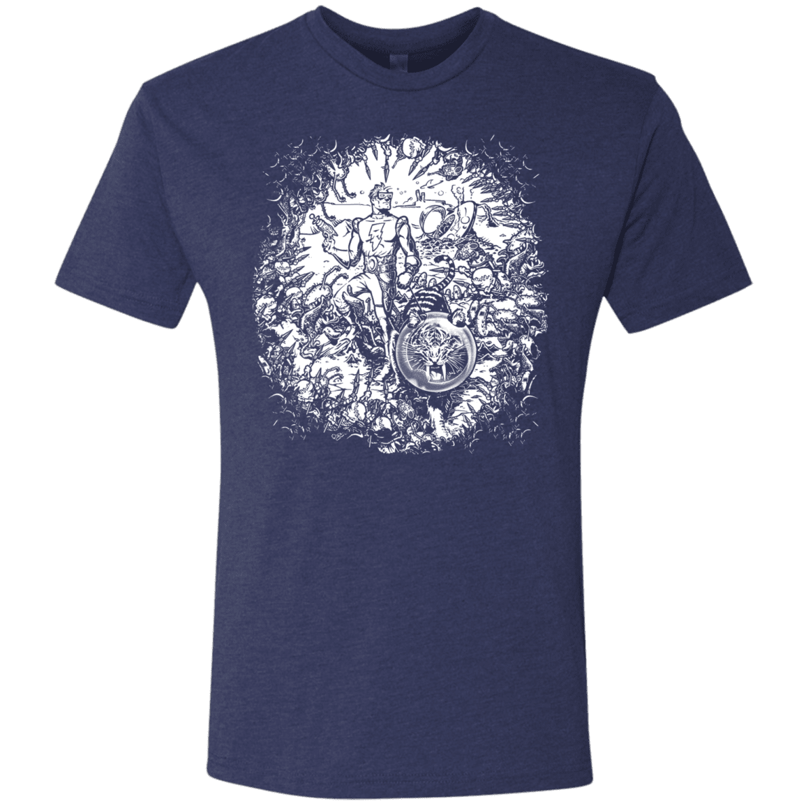 T-Shirts Vintage Navy / S Spaceman Men's Triblend T-Shirt