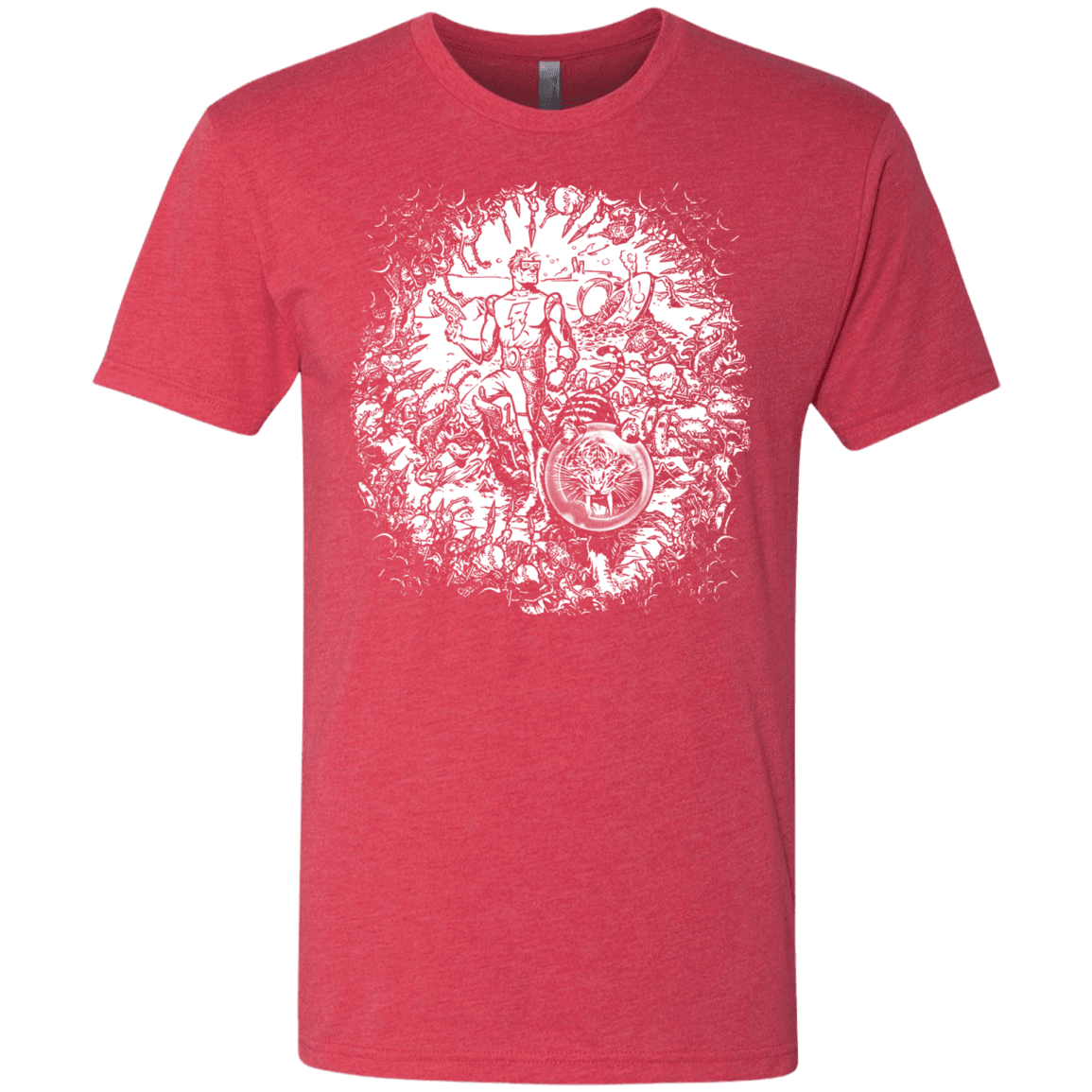 T-Shirts Vintage Red / S Spaceman Men's Triblend T-Shirt