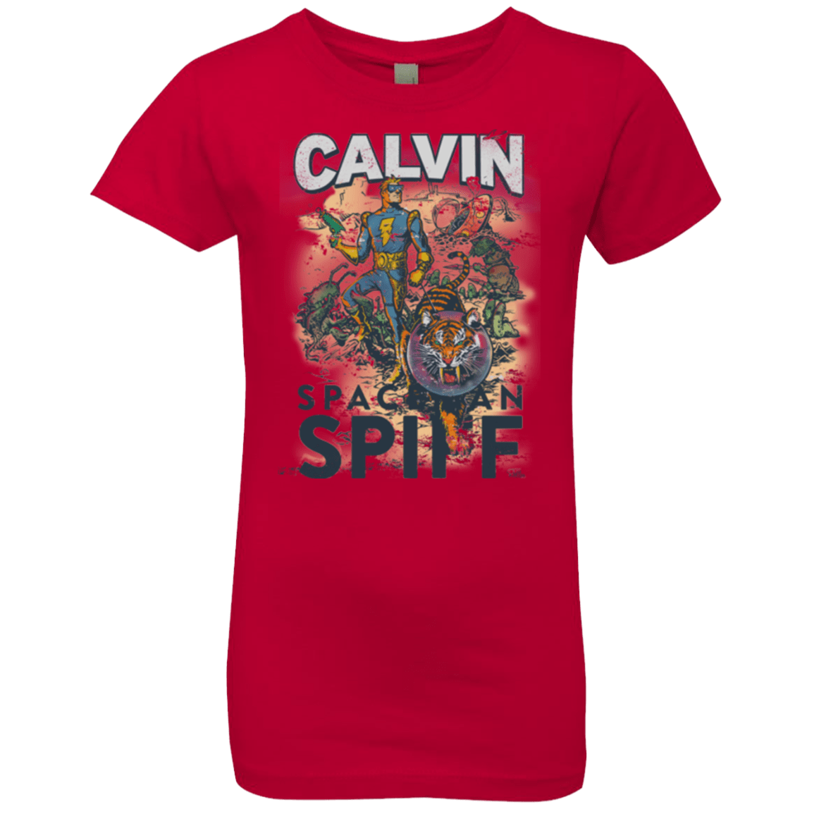 T-Shirts Red / YXS Spaceman Spiff Girls Premium T-Shirt