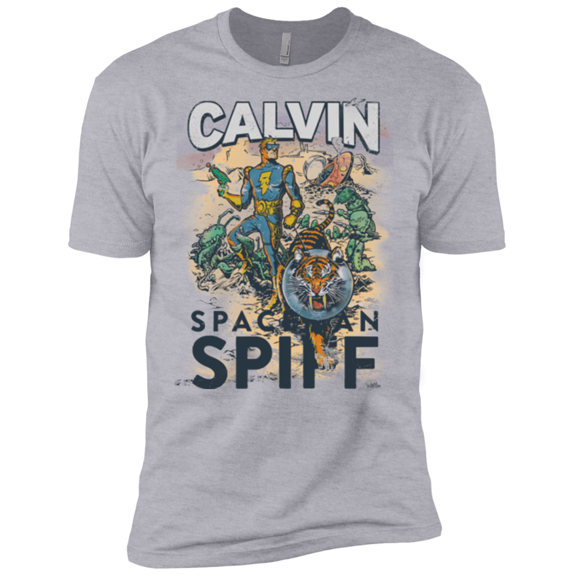 T-Shirts Heather Grey / X-Small Spaceman Spiff Men's Premium T-Shirt