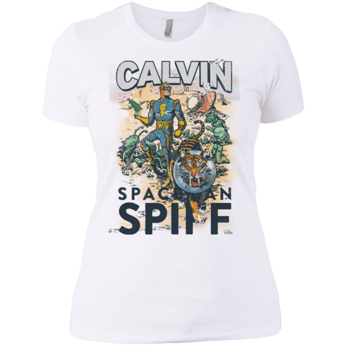 T-Shirts White / X-Small Spaceman Spiff Women's Premium T-Shirt