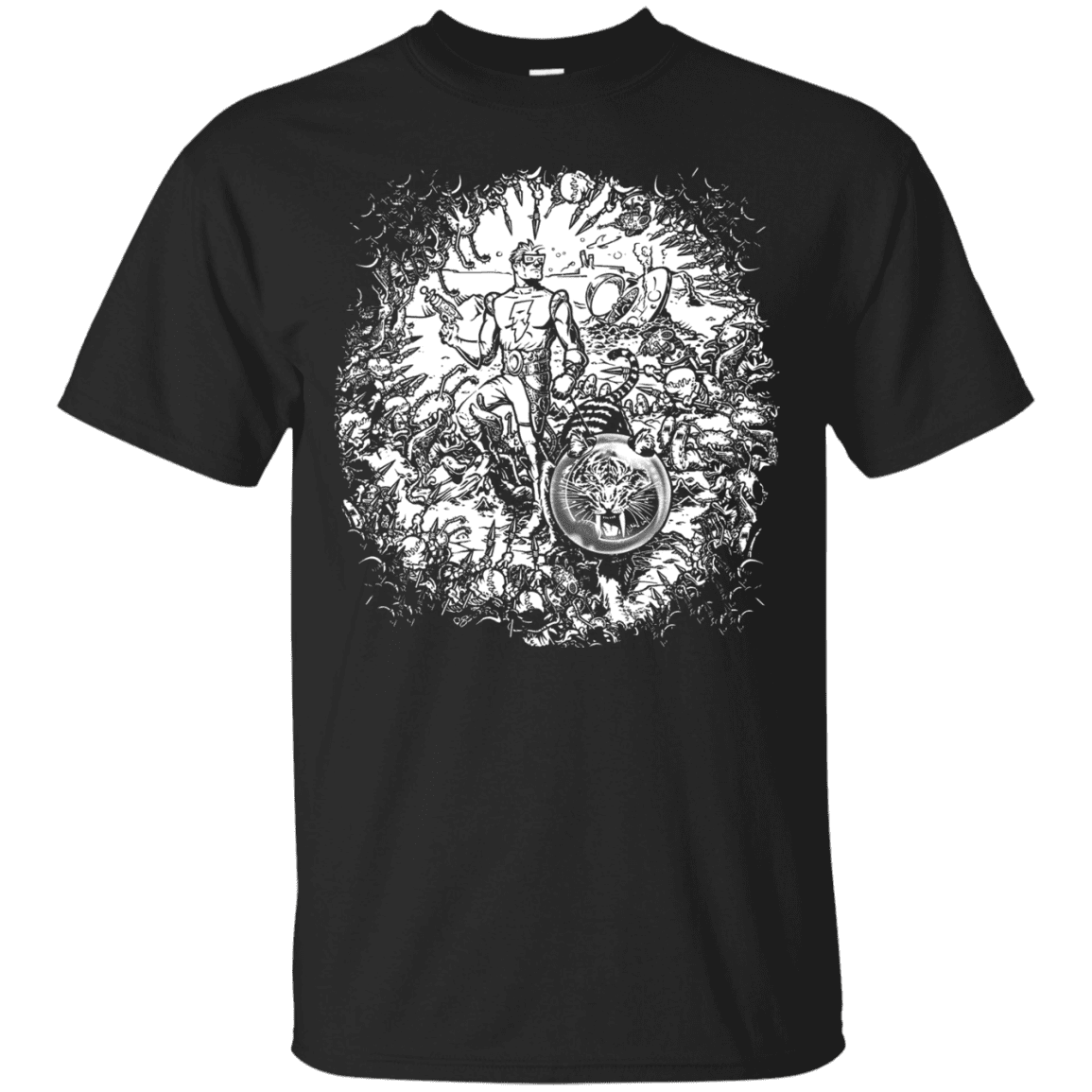 T-Shirts Black / S Spaceman T-Shirt