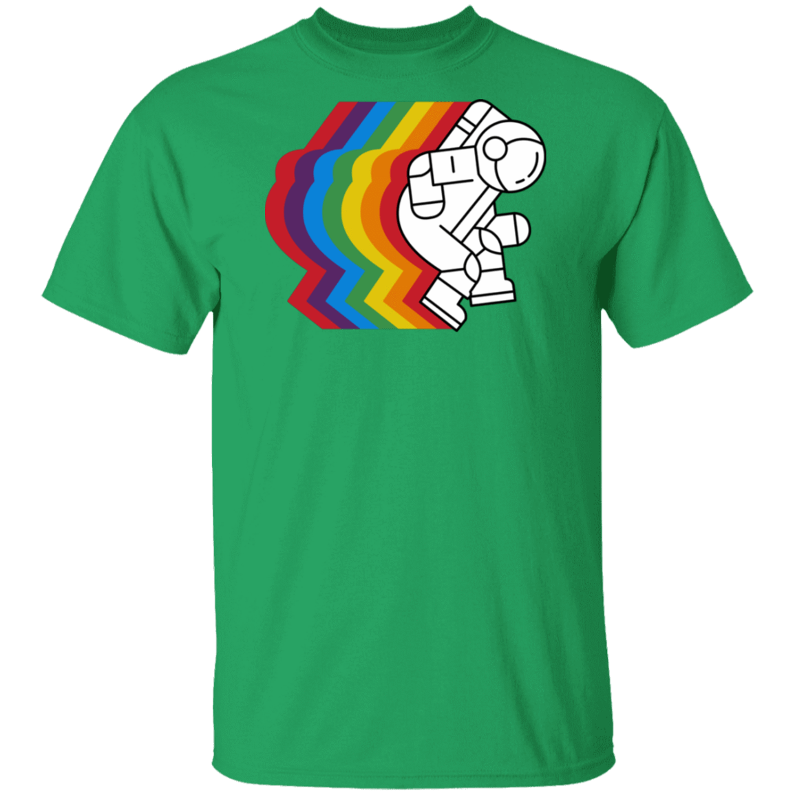 T-Shirts Irish Green / S Spaceman T-Shirt
