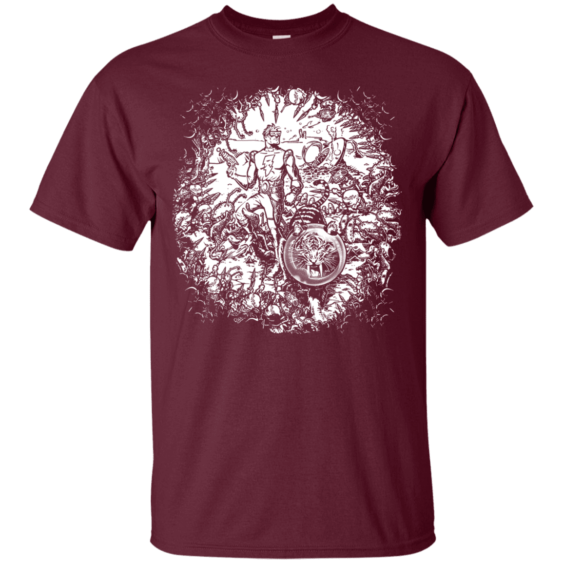 T-Shirts Maroon / S Spaceman T-Shirt