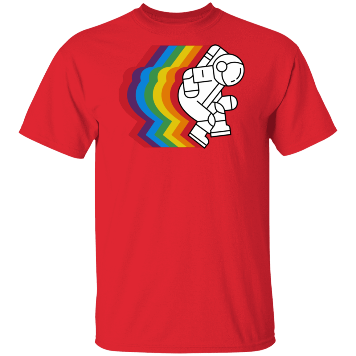 T-Shirts Red / S Spaceman T-Shirt