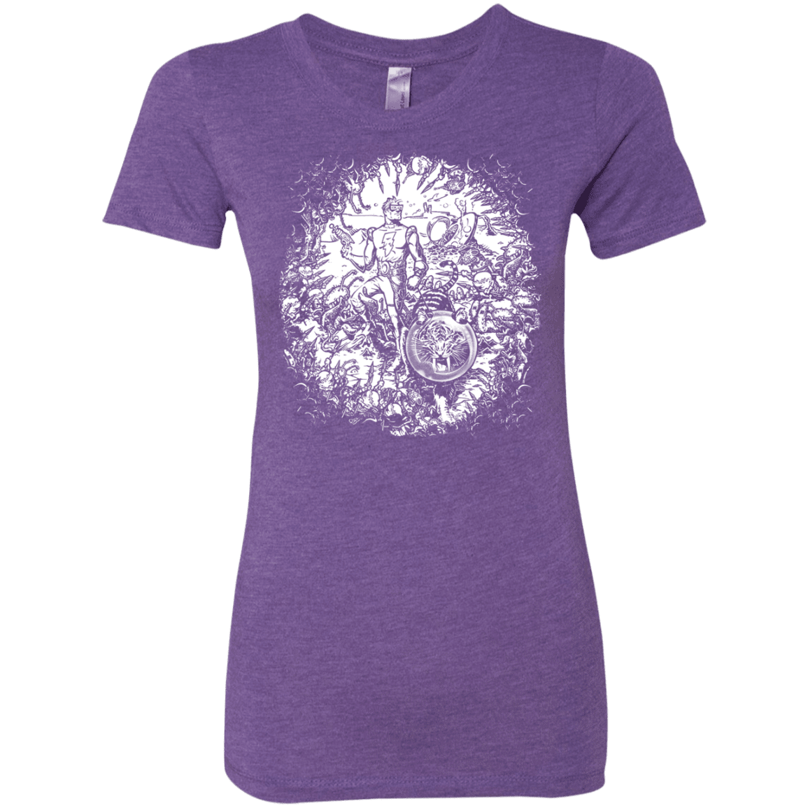 T-Shirts Purple Rush / S Spaceman Women's Triblend T-Shirt