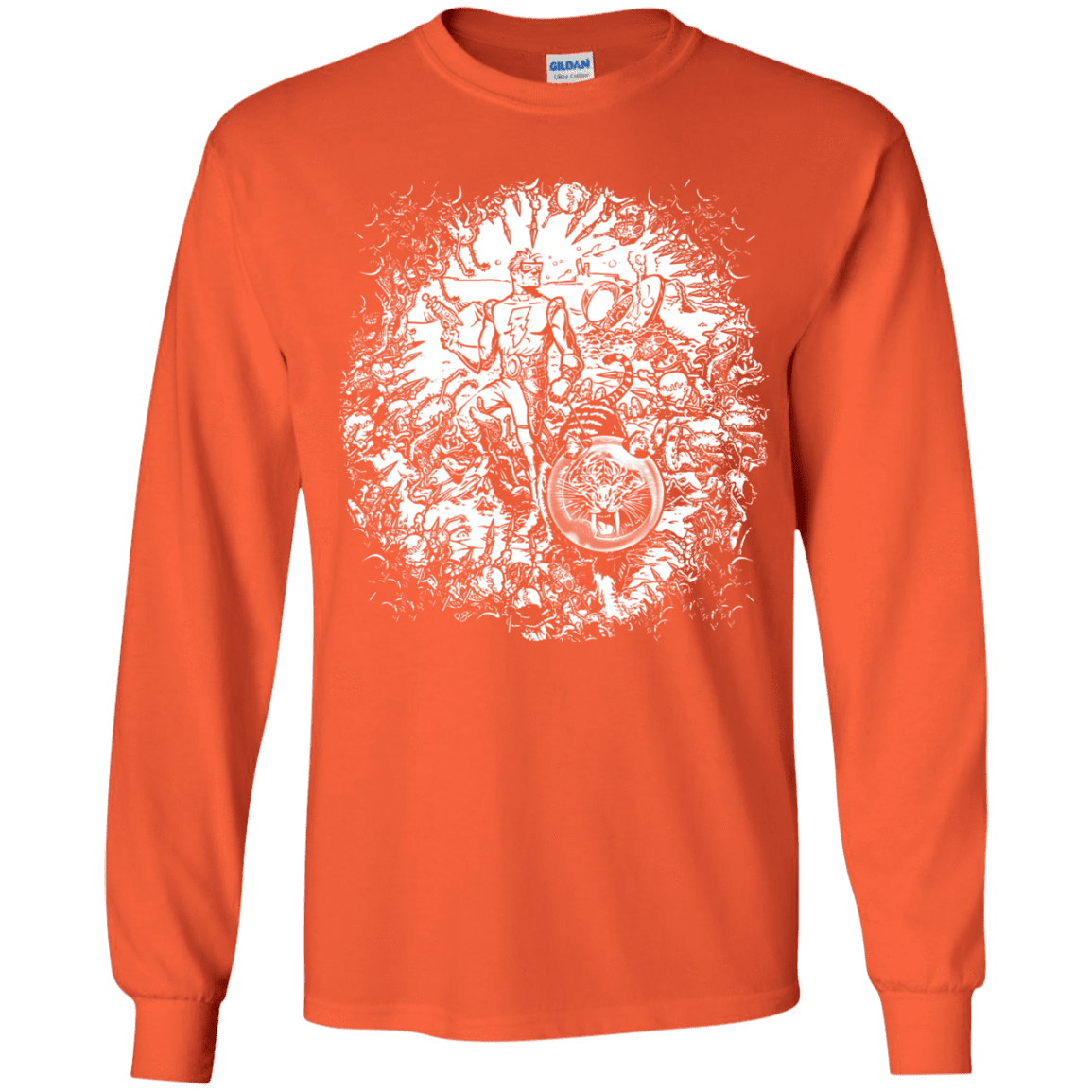 T-Shirts Orange / YS Spaceman Youth Long Sleeve T-Shirt