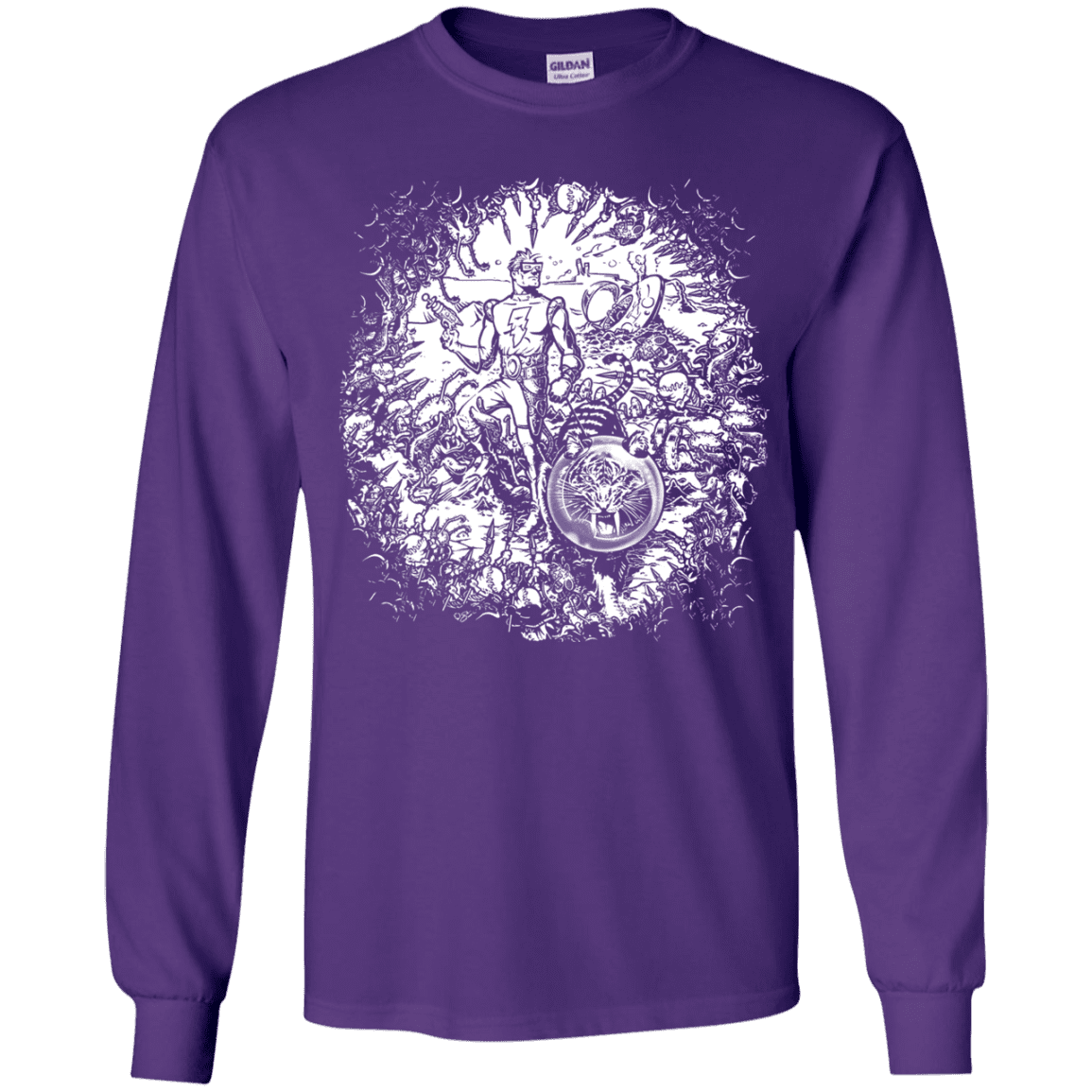 T-Shirts Purple / YS Spaceman Youth Long Sleeve T-Shirt