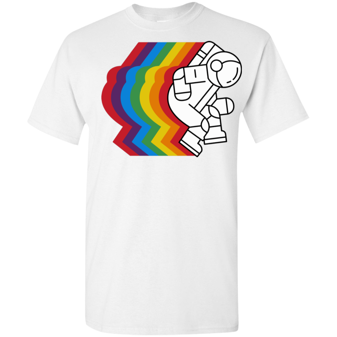 T-Shirts White / YXS Spaceman Youth T-Shirt