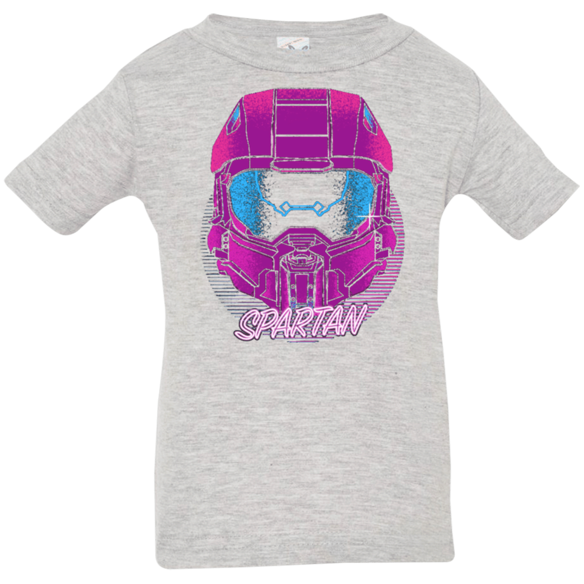 T-Shirts Heather / 6 Months Spartan Helmet 80's Infant PremiumT-Shirt