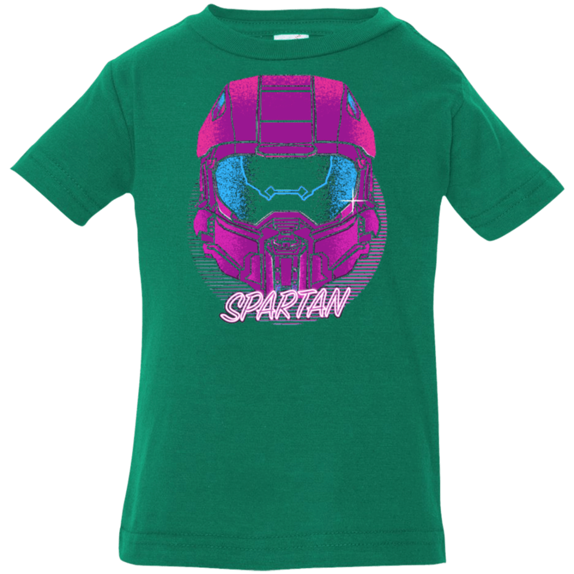 T-Shirts Kelly / 6 Months Spartan Helmet 80's Infant PremiumT-Shirt