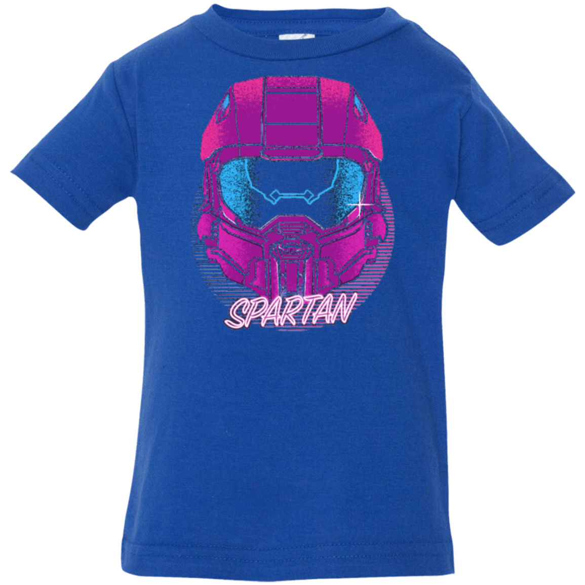T-Shirts Royal / 6 Months Spartan Helmet 80's Infant PremiumT-Shirt