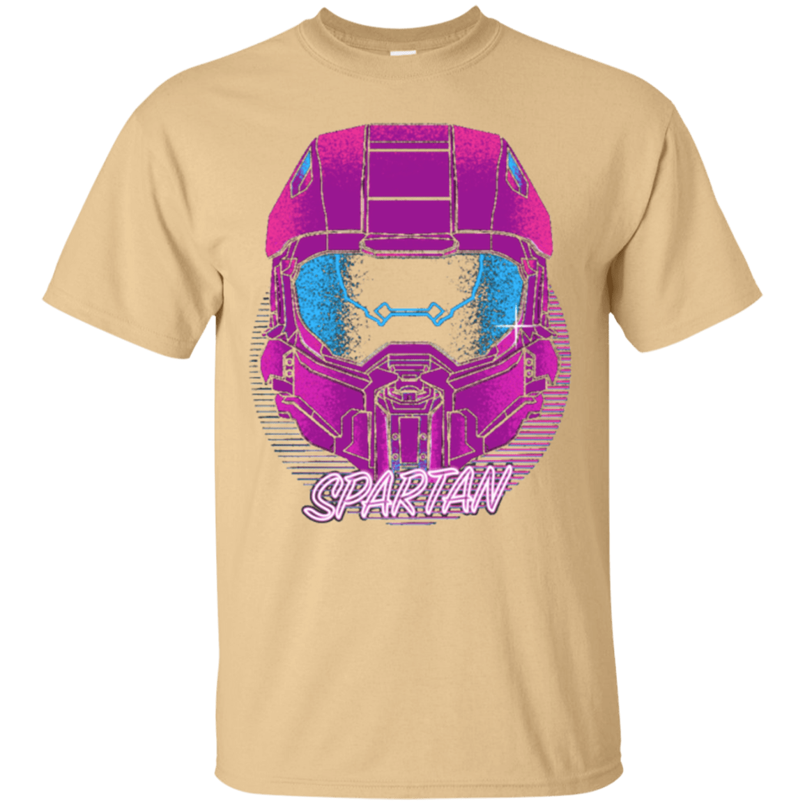 T-Shirts Vegas Gold / Small Spartan Helmet 80's T-Shirt