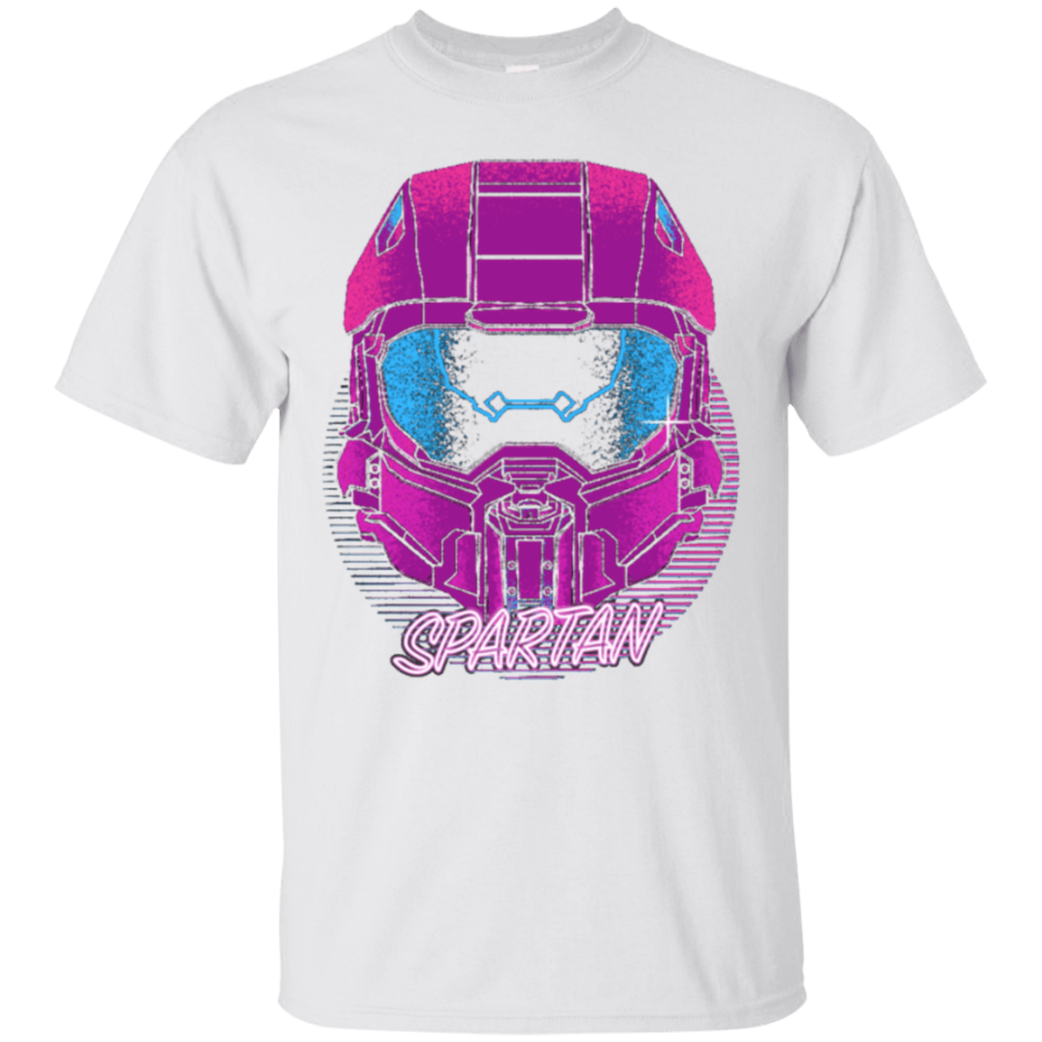 T-Shirts White / Small Spartan Helmet 80's T-Shirt
