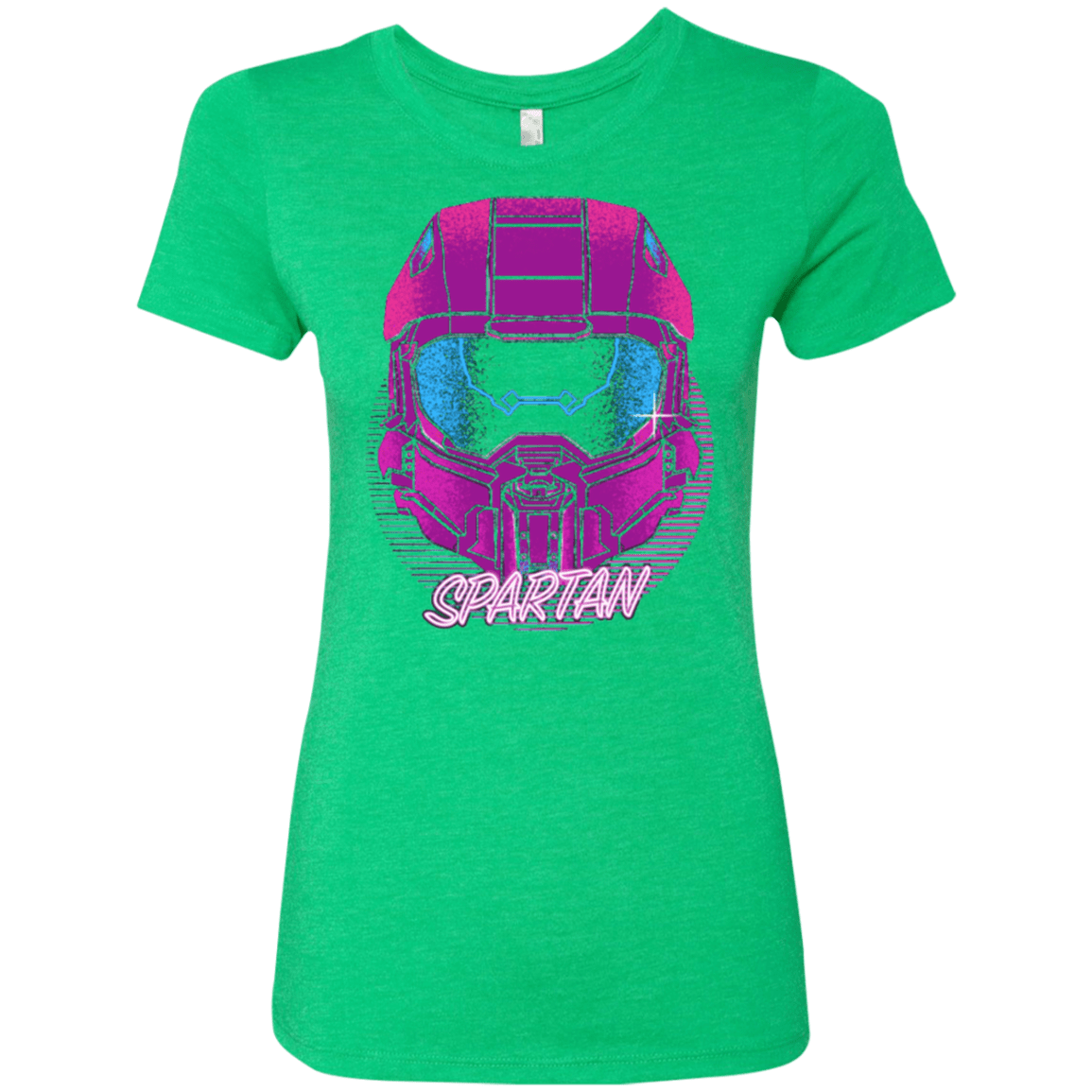T-Shirts Envy / Small Spartan Helmet 80's Women's Triblend T-Shirt