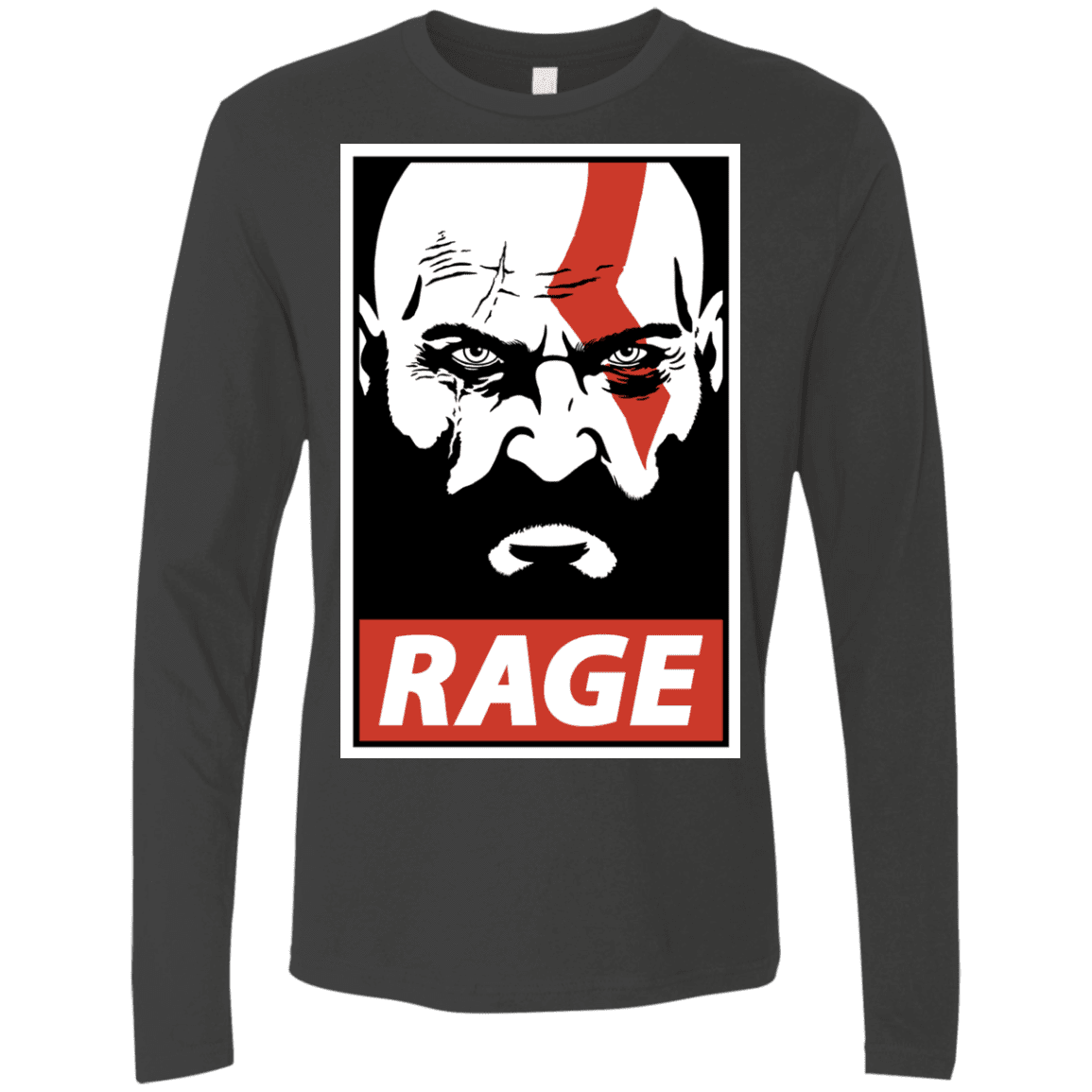 T-Shirts Heavy Metal / S Spartan Rage Men's Premium Long Sleeve