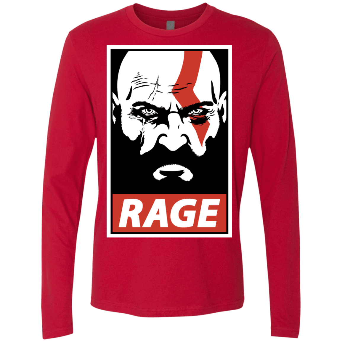 T-Shirts Red / S Spartan Rage Men's Premium Long Sleeve