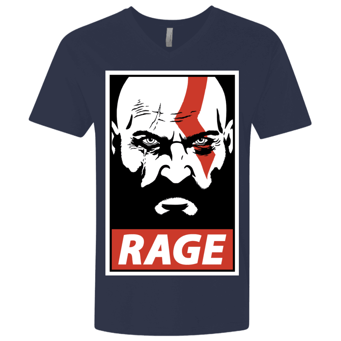 T-Shirts Midnight Navy / X-Small Spartan Rage Men's Premium V-Neck