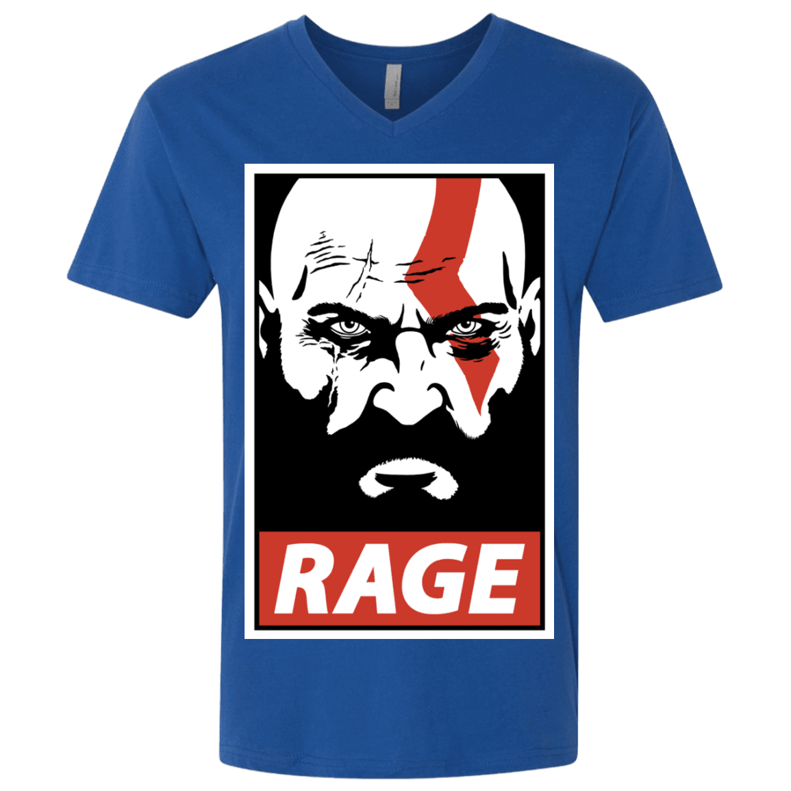 T-Shirts Royal / X-Small Spartan Rage Men's Premium V-Neck