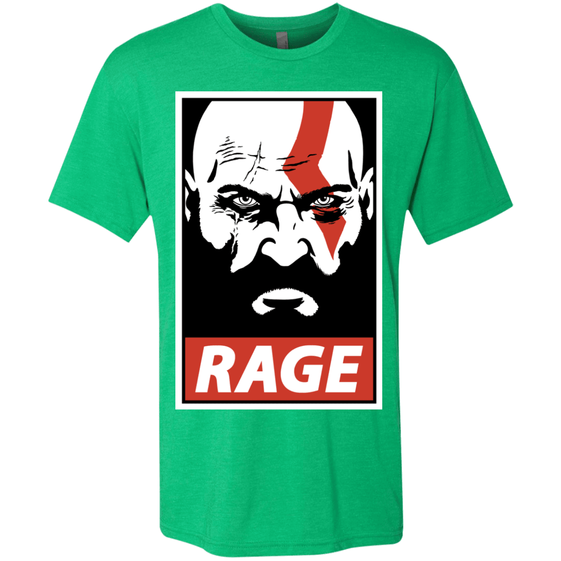 T-Shirts Envy / S Spartan Rage Men's Triblend T-Shirt