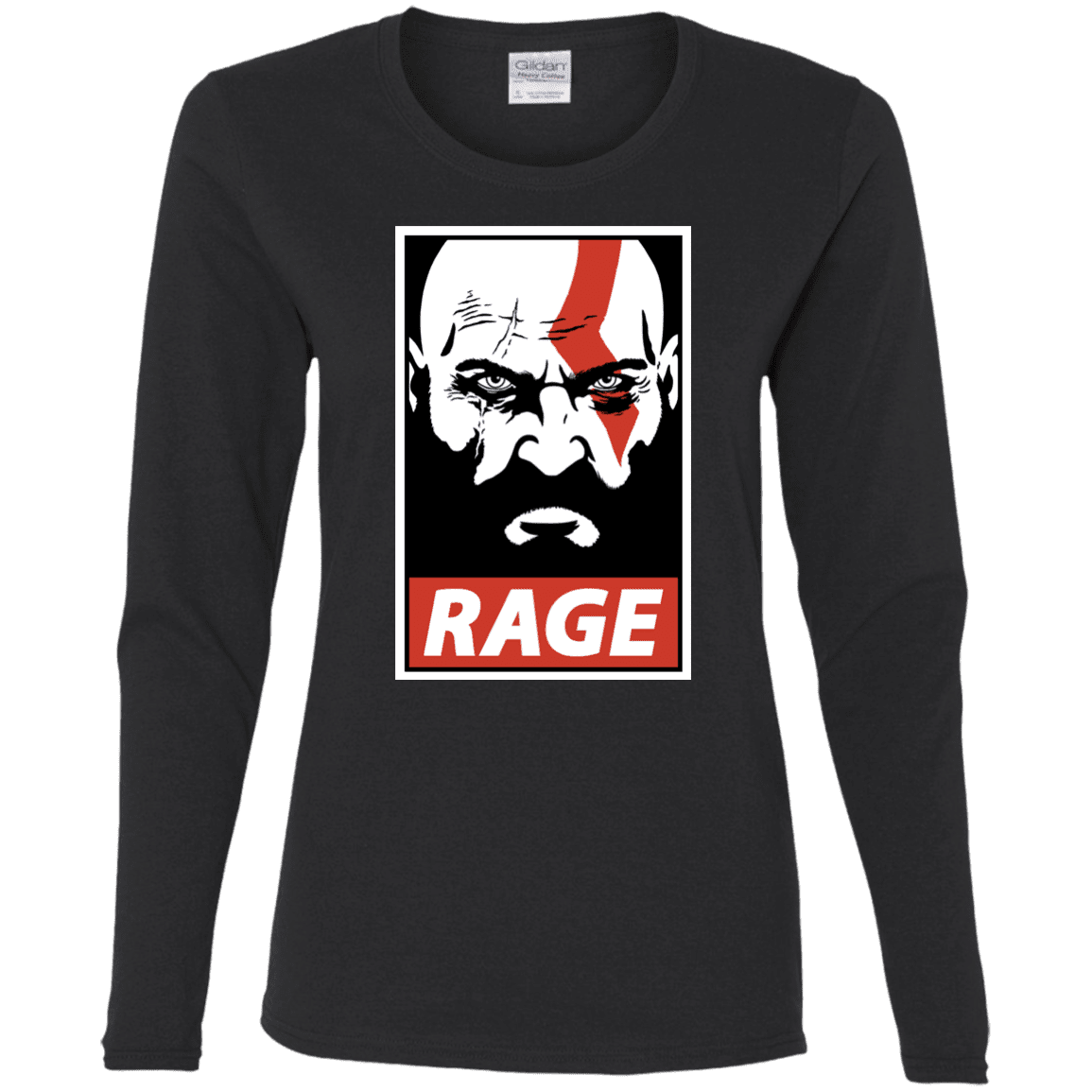 T-Shirts Black / S Spartan Rage Women's Long Sleeve T-Shirt