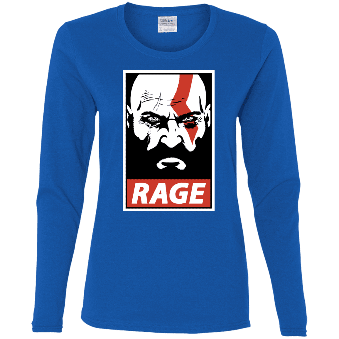 T-Shirts Royal / S Spartan Rage Women's Long Sleeve T-Shirt