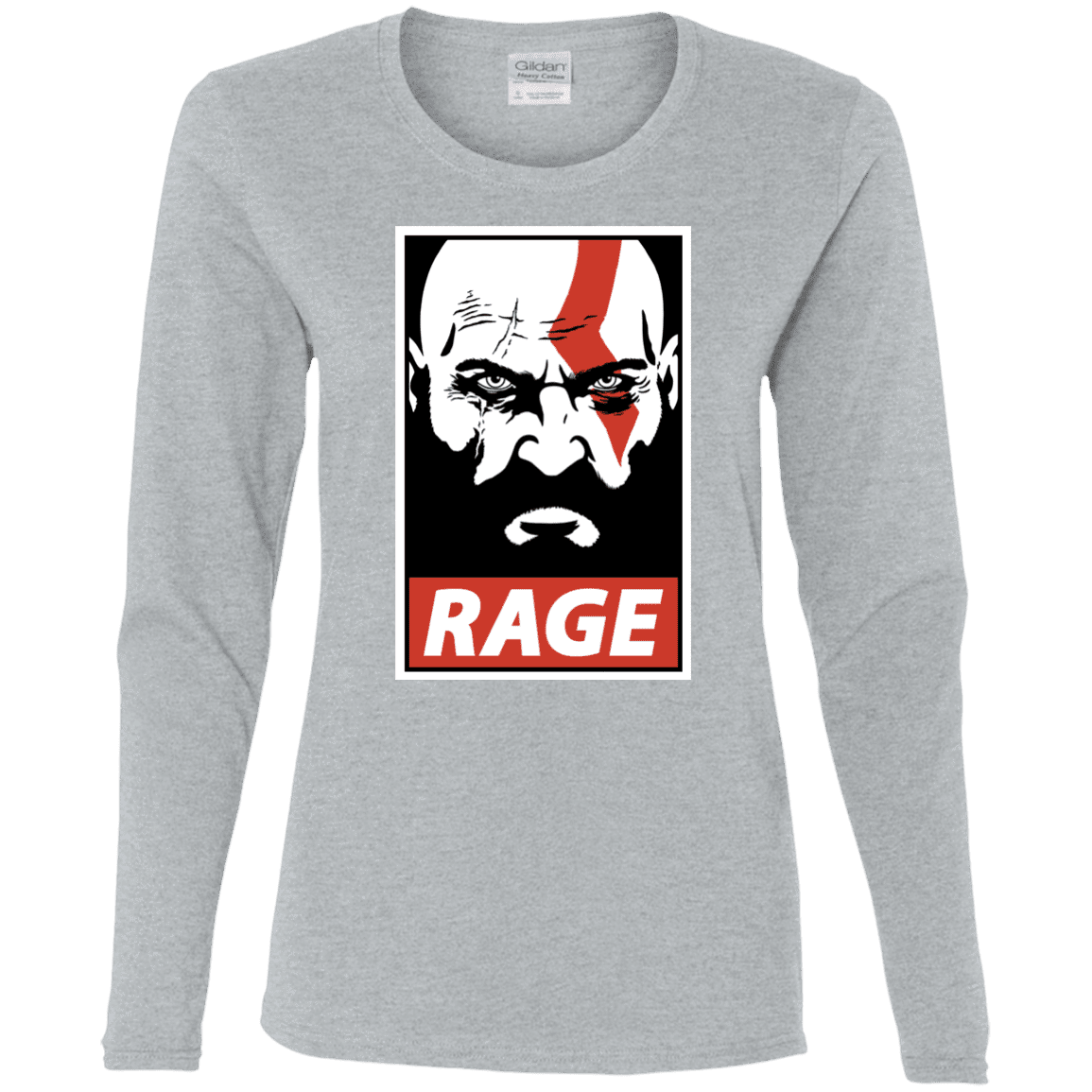 T-Shirts Sport Grey / S Spartan Rage Women's Long Sleeve T-Shirt
