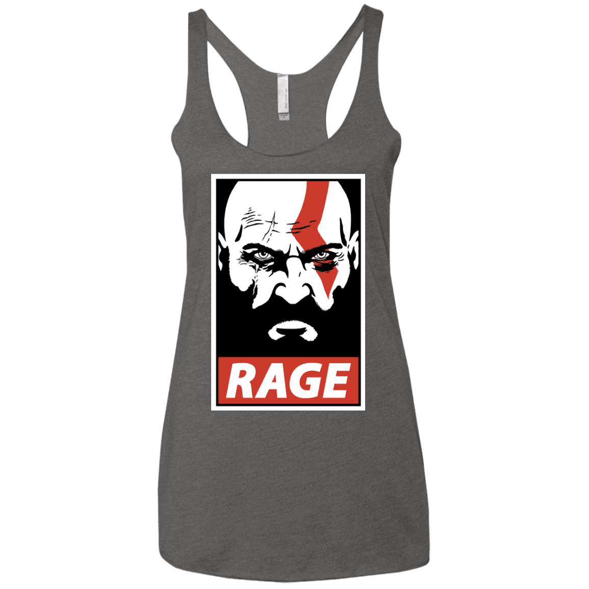T-Shirts Premium Heather / X-Small Spartan Rage Women's Triblend Racerback Tank