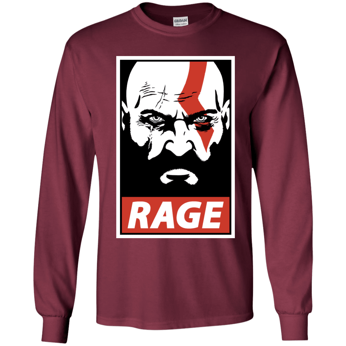 T-Shirts Maroon / YS Spartan Rage Youth Long Sleeve T-Shirt