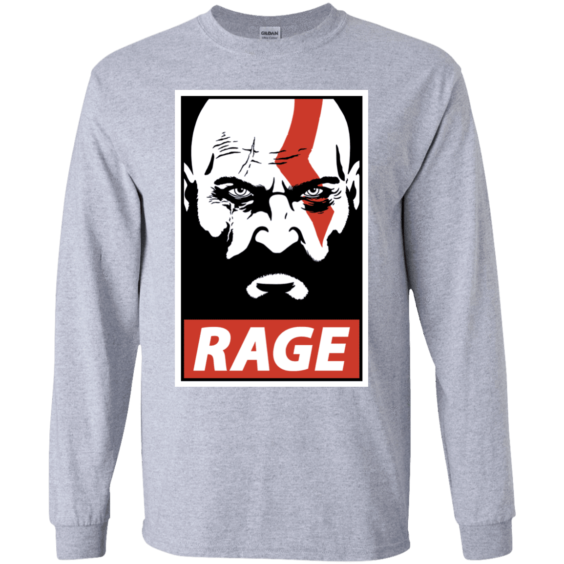 T-Shirts Sport Grey / YS Spartan Rage Youth Long Sleeve T-Shirt