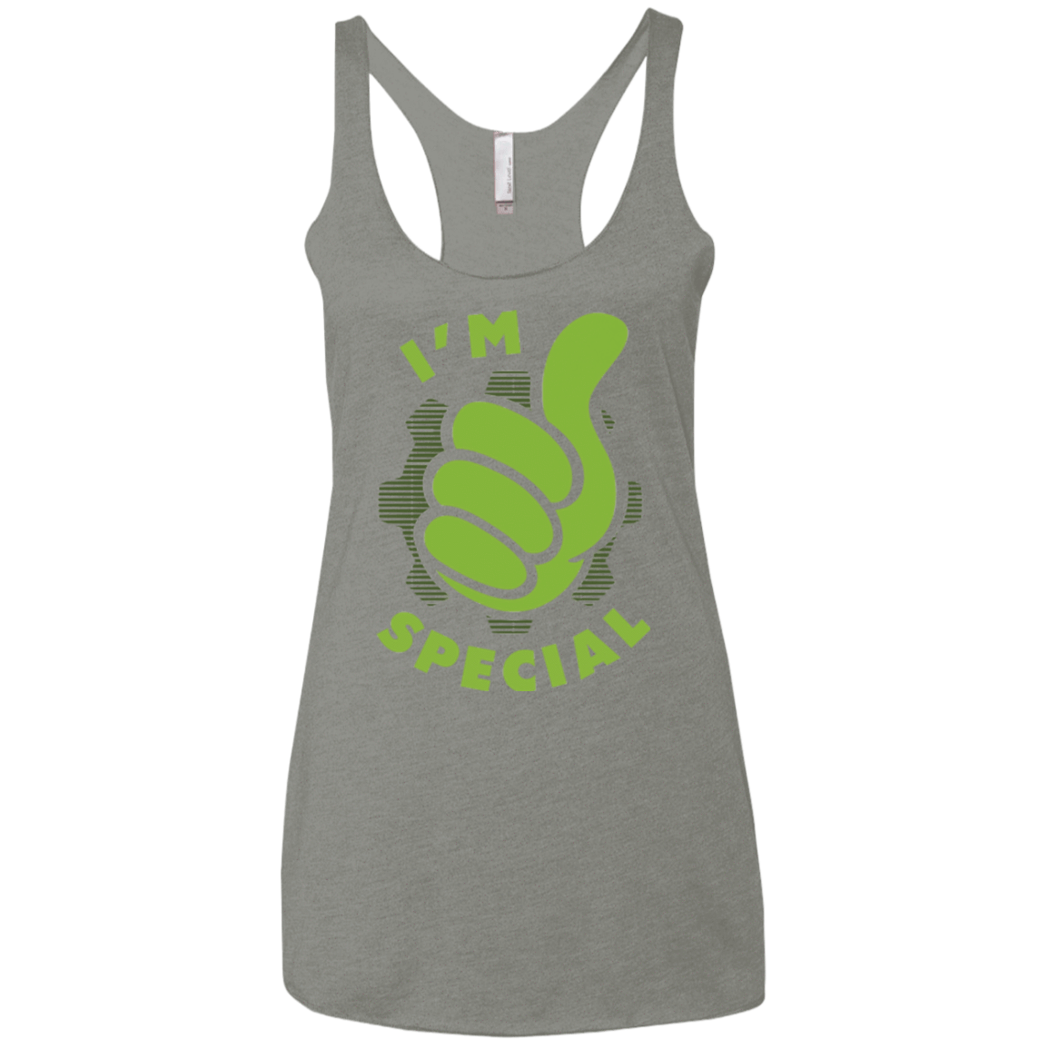 T-Shirts Venetian Grey / X-Small Special Dweller Women's Triblend Racerback Tank