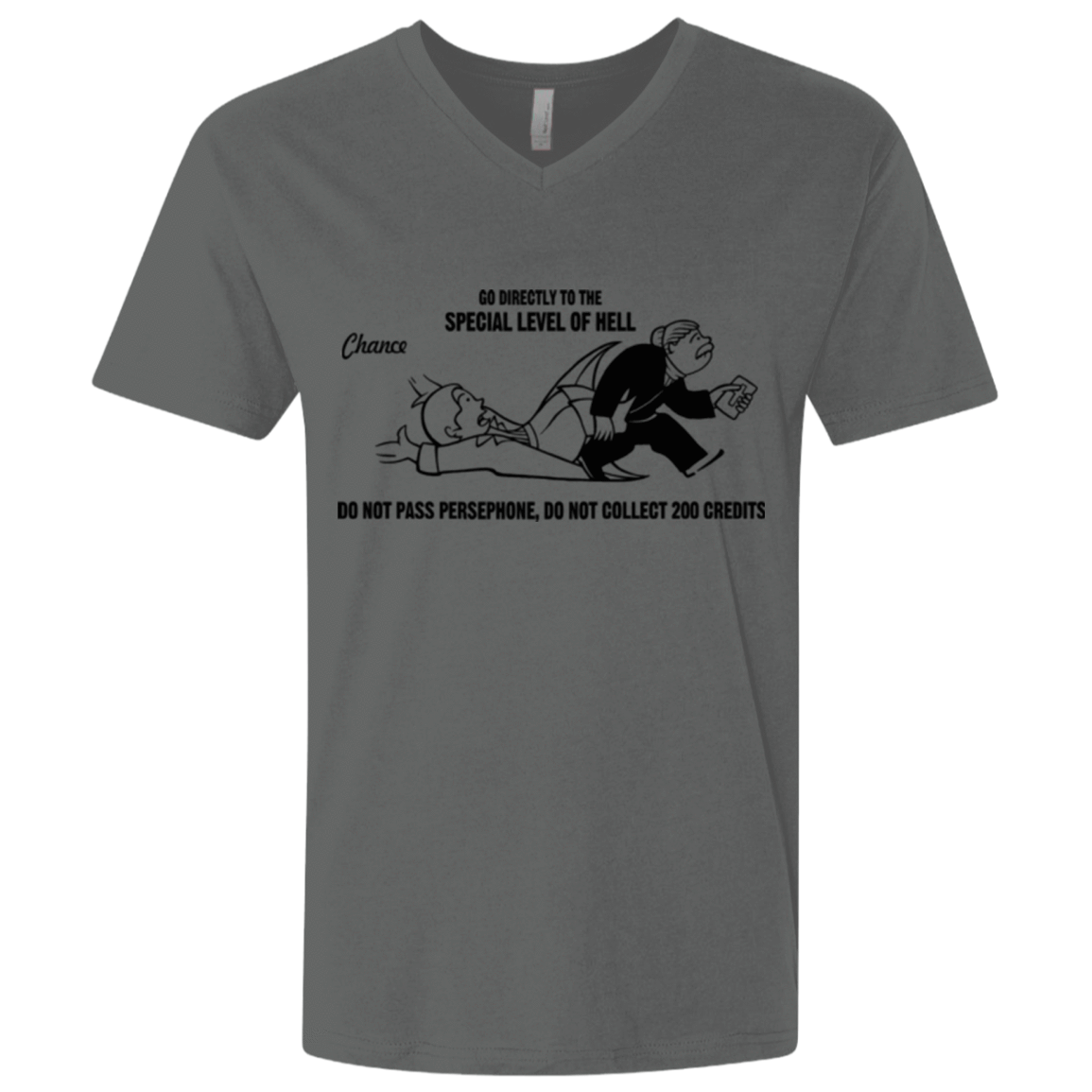 T-Shirts Heavy Metal / X-Small Special Level of Hell Men's Premium V-Neck