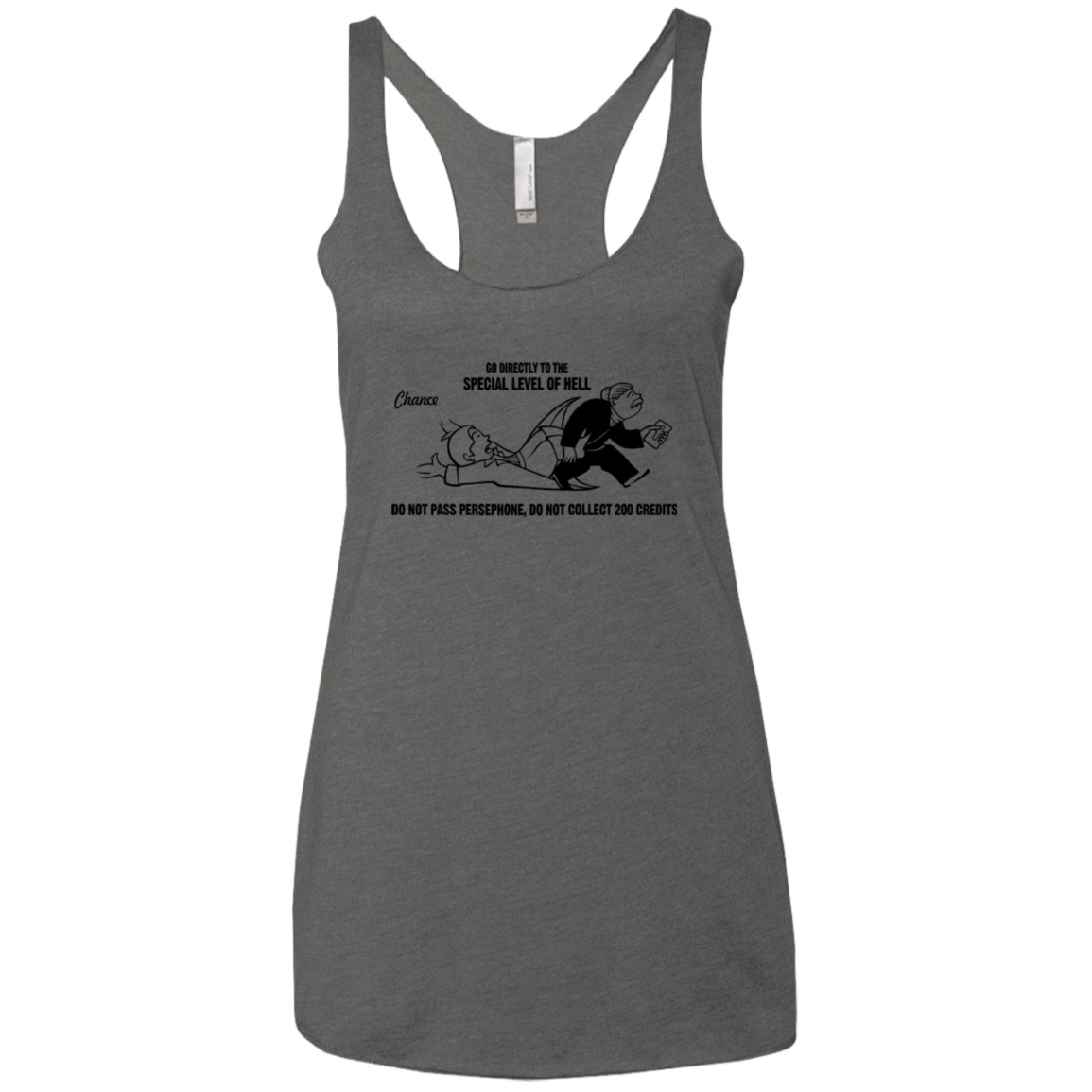 T-Shirts Premium Heather / X-Small Special Level of Hell Women's Triblend Racerback Tank