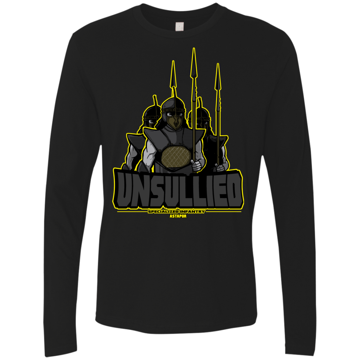 T-Shirts Black / S Specialized Infantry Men's Premium Long Sleeve