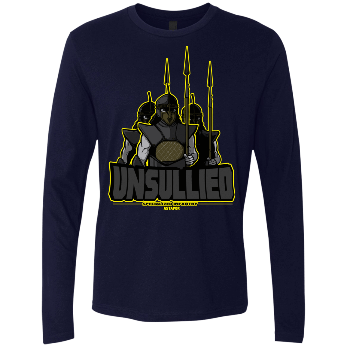 T-Shirts Midnight Navy / S Specialized Infantry Men's Premium Long Sleeve
